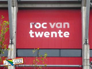  Reclame school in het FC Twente stadion
